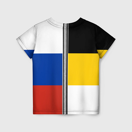 Детская футболка Россия - патриот / 3D-принт – фото 2