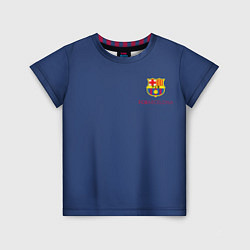 Футболка детская Месси - 10 номер футбольный клуб Барселона, цвет: 3D-принт