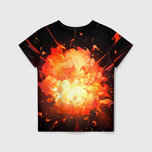 Детская футболка Чикен Ган - взрыв / 3D-принт – фото 2
