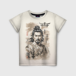 Футболка детская Vintage samurai, цвет: 3D-принт