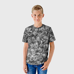 Футболка детская Кудрявая шерсть баранов, цвет: 3D-принт — фото 2