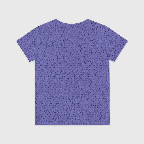 Детская футболка Текстура однотонный сиреневый / 3D-принт – фото 2