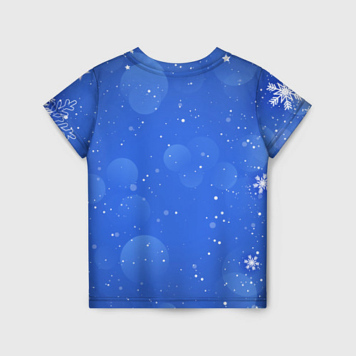 Детская футболка Снежный паттерн / 3D-принт – фото 2