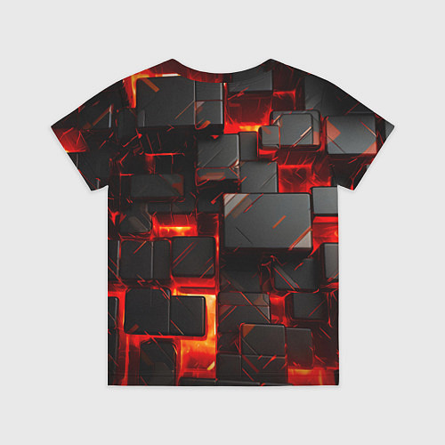 Детская футболка Неоновые квадратики / 3D-принт – фото 2