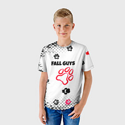 Футболка детская Fall Guys kids game pattern, цвет: 3D-принт — фото 2