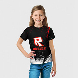 Футболка детская Roblox текстура мобайл, цвет: 3D-принт — фото 2