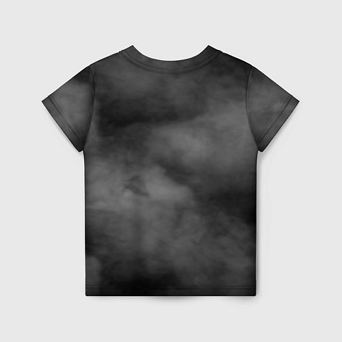 Детская футболка Ведьмак лого волка серый / 3D-принт – фото 2