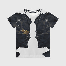 Детская футболка Адам Дженсен в отражении deus ex