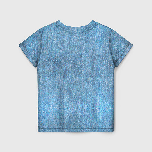 Детская футболка Потёртые Джинсы / 3D-принт – фото 2
