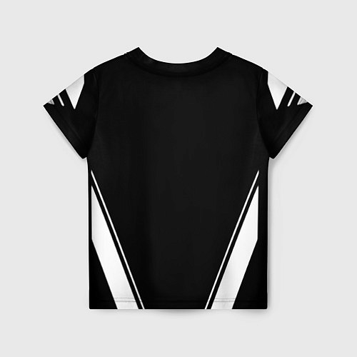 Детская футболка Спортивная геометрия герб рф / 3D-принт – фото 2