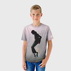 Футболка детская Майкл Джексон под прожекторами - с автографом, цвет: 3D-принт — фото 2