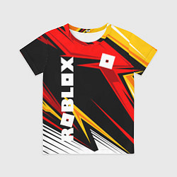 Футболка детская Роблокс - спортивная абстрация, цвет: 3D-принт