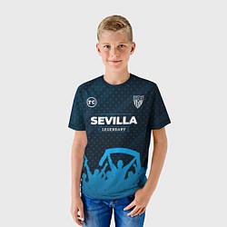 Футболка детская Sevilla legendary форма фанатов, цвет: 3D-принт — фото 2
