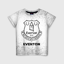 Футболка детская Everton с потертостями на светлом фоне, цвет: 3D-принт