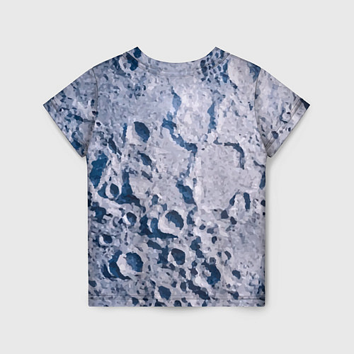 Детская футболка Кратеры на Луне - star dust / 3D-принт – фото 2