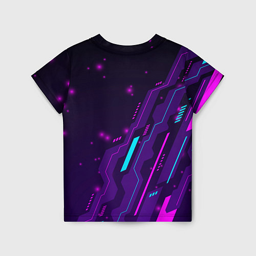 Детская футболка Final Fantasy neon gaming / 3D-принт – фото 2
