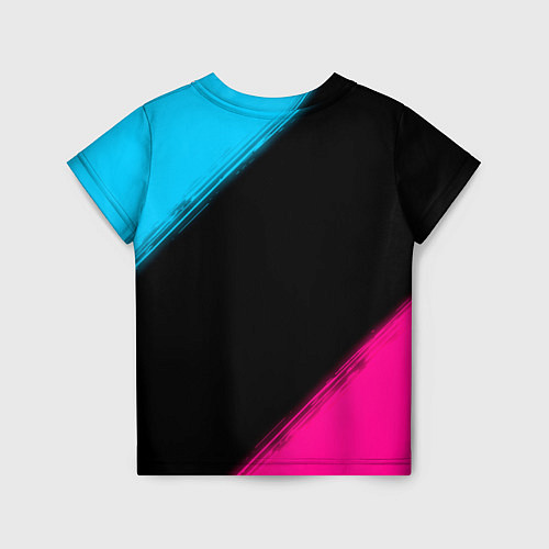 Детская футболка Roma - neon gradient / 3D-принт – фото 2