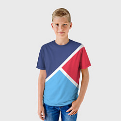 Футболка детская Расцветка из 90, цвет: 3D-принт — фото 2