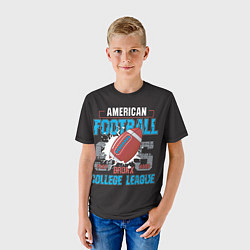 Футболка детская American football college league, цвет: 3D-принт — фото 2