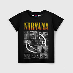 Футболка детская Nirvana forever, цвет: 3D-принт