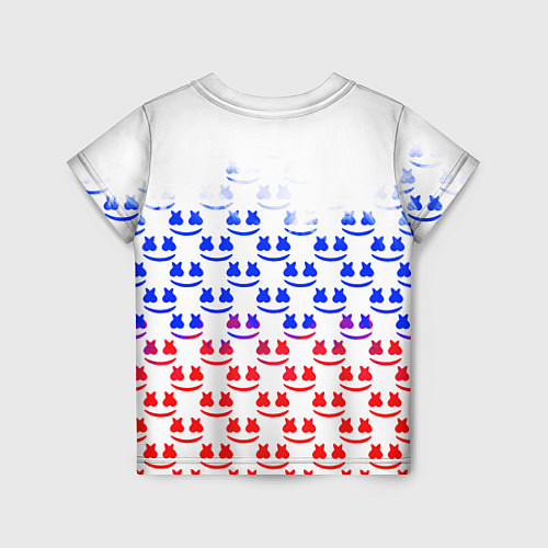 Детская футболка Marshmello russia color / 3D-принт – фото 2