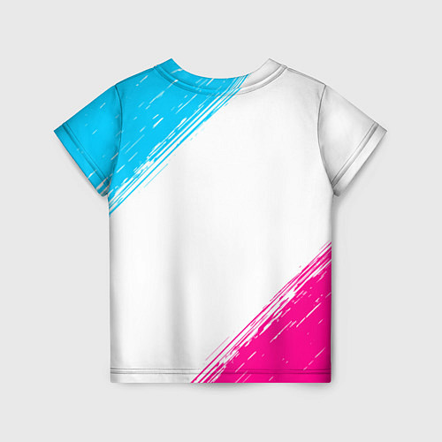 Детская футболка AC Milan neon gradient style / 3D-принт – фото 2