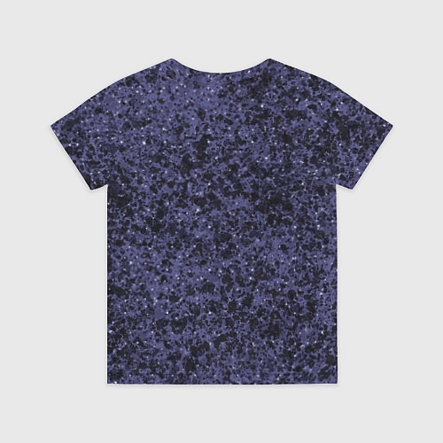 Детская футболка Абстракция брызги фиолетовый / 3D-принт – фото 2