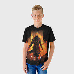 Футболка детская Assassins creed пустыня на фоне, цвет: 3D-принт — фото 2