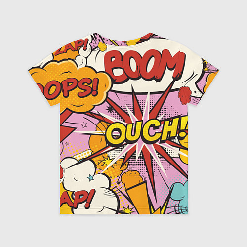 Детская футболка Oops-boom: комикс бум / 3D-принт – фото 2