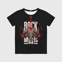 Футболка детская Рок музыка - тяжёлый рок, цвет: 3D-принт