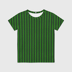 Футболка детская Паттерн из пересекающихся овалов, цвет: 3D-принт