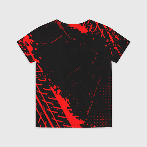 Детская футболка Renault red sport tires / 3D-принт – фото 2