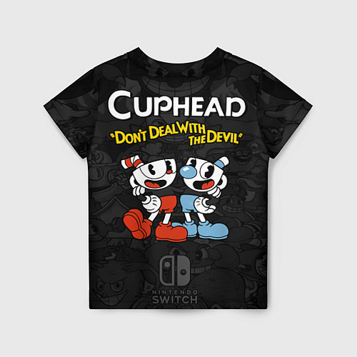 Детская футболка Cuphead - devil play game / 3D-принт – фото 2