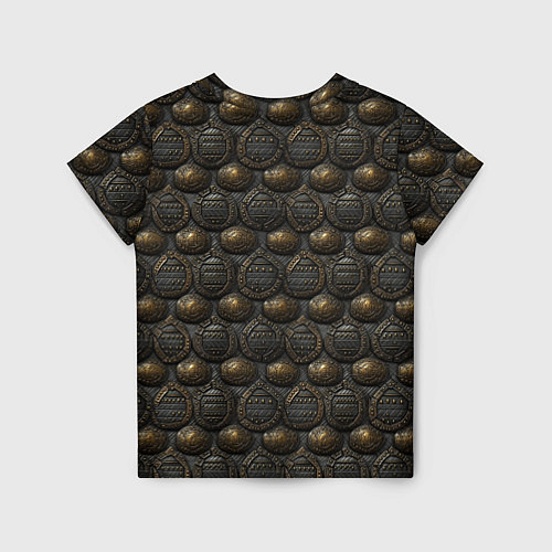 Детская футболка Темная классическая броня / 3D-принт – фото 2