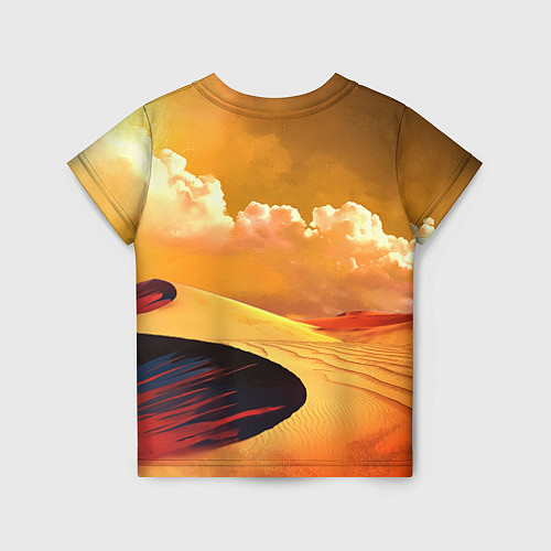Детская футболка Dune - sands / 3D-принт – фото 2