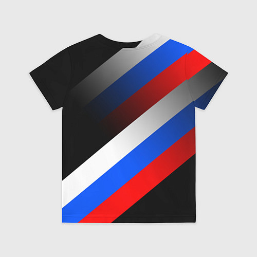 Детская футболка Великая отечественная - триколор градиент / 3D-принт – фото 2