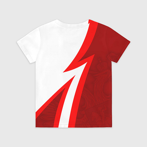 Детская футболка Великая отечественная - Бело-красный / 3D-принт – фото 2