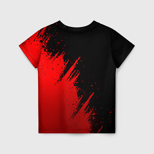 Детская футболка Велика отечественная - красный градиент / 3D-принт – фото 2