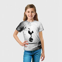 Футболка детская Tottenham sport на светлом фоне, цвет: 3D-принт — фото 2