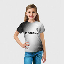 Футболка детская Monaco sport на светлом фоне посередине, цвет: 3D-принт — фото 2