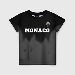 Футболка детская Monaco sport на темном фоне посередине, цвет: 3D-принт
