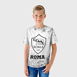 Футболка детская Roma sport на светлом фоне, цвет: 3D-принт — фото 2