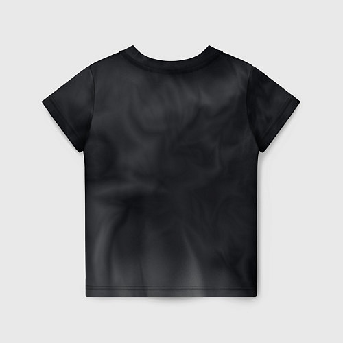 Детская футболка Тёмный серый дымчатый / 3D-принт – фото 2