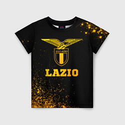 Футболка детская Lazio - gold gradient, цвет: 3D-принт