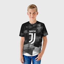 Футболка детская Juventus geometry fc, цвет: 3D-принт — фото 2