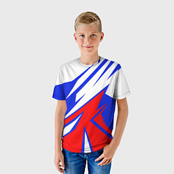 Футболка детская Geometry Russia, цвет: 3D-принт — фото 2