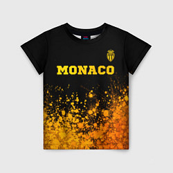 Футболка детская Monaco - gold gradient посередине, цвет: 3D-принт