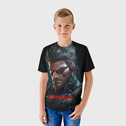 Футболка детская Веном Снейк из игры Metal gear, цвет: 3D-принт — фото 2