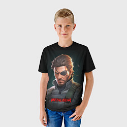 Футболка детская Веном Снейк из игры Metal gear, цвет: 3D-принт — фото 2