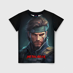 Футболка детская Веном Снейк из игры Metal gear, цвет: 3D-принт